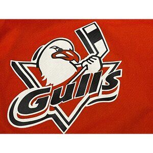 Vintage AIS Minor League Hockey AHL San Diego Gulls Jersey Men XXL Orange goalie